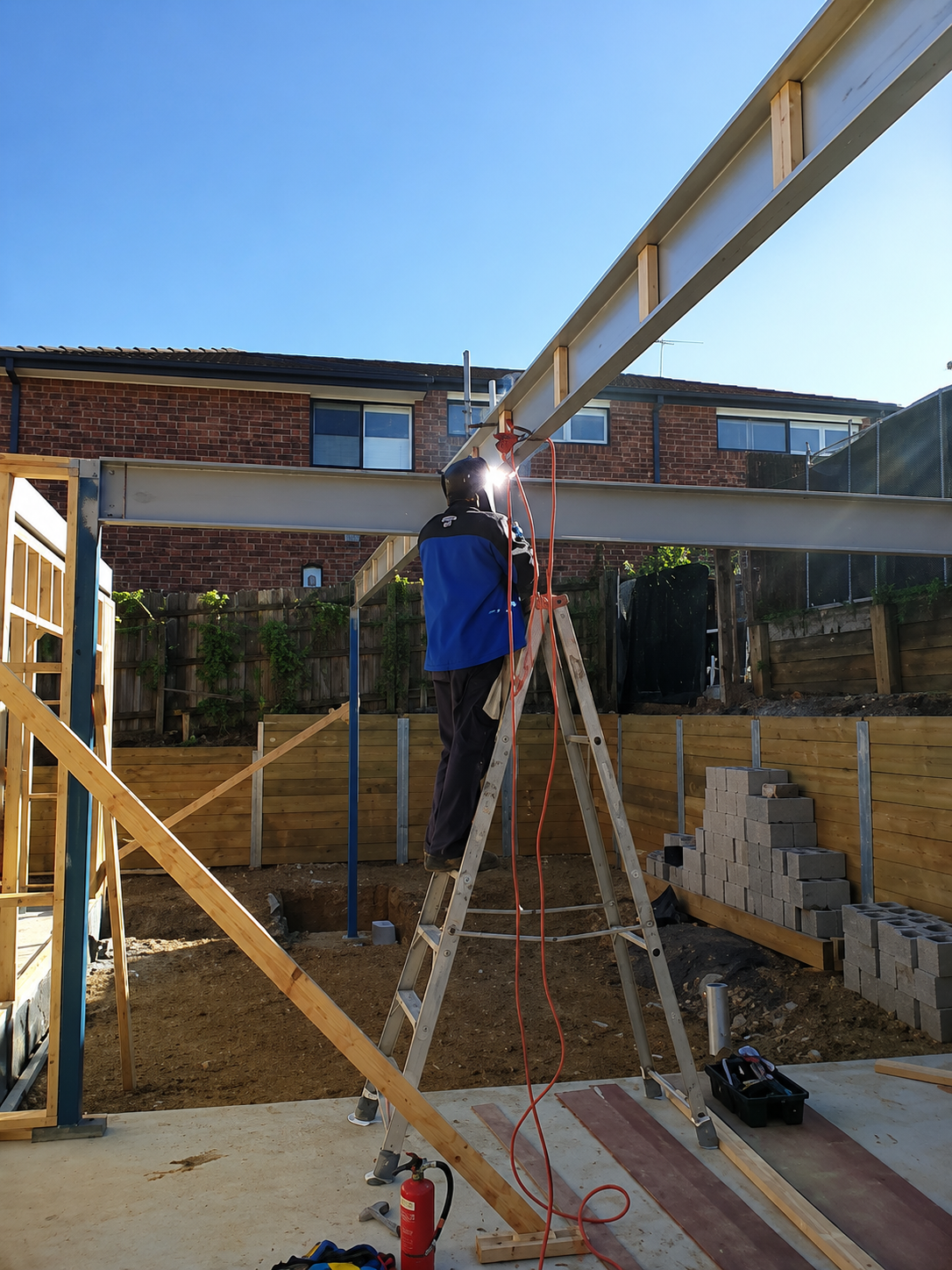 Structural Steel Mobil Welding