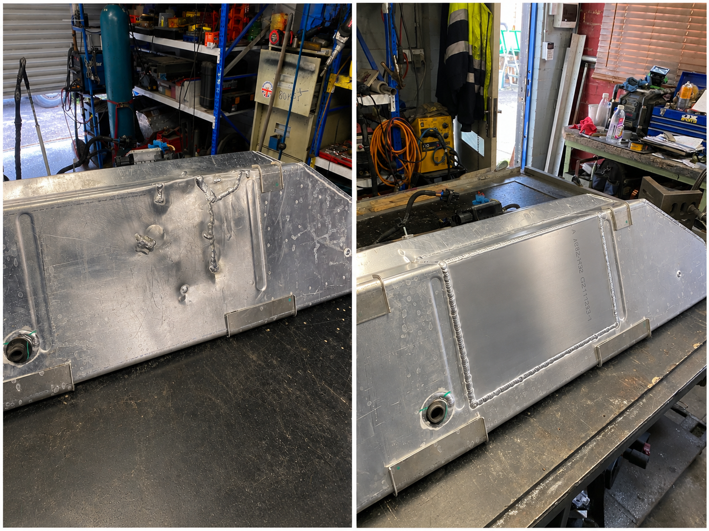 Aluminium Fuel Tank TIG Repair