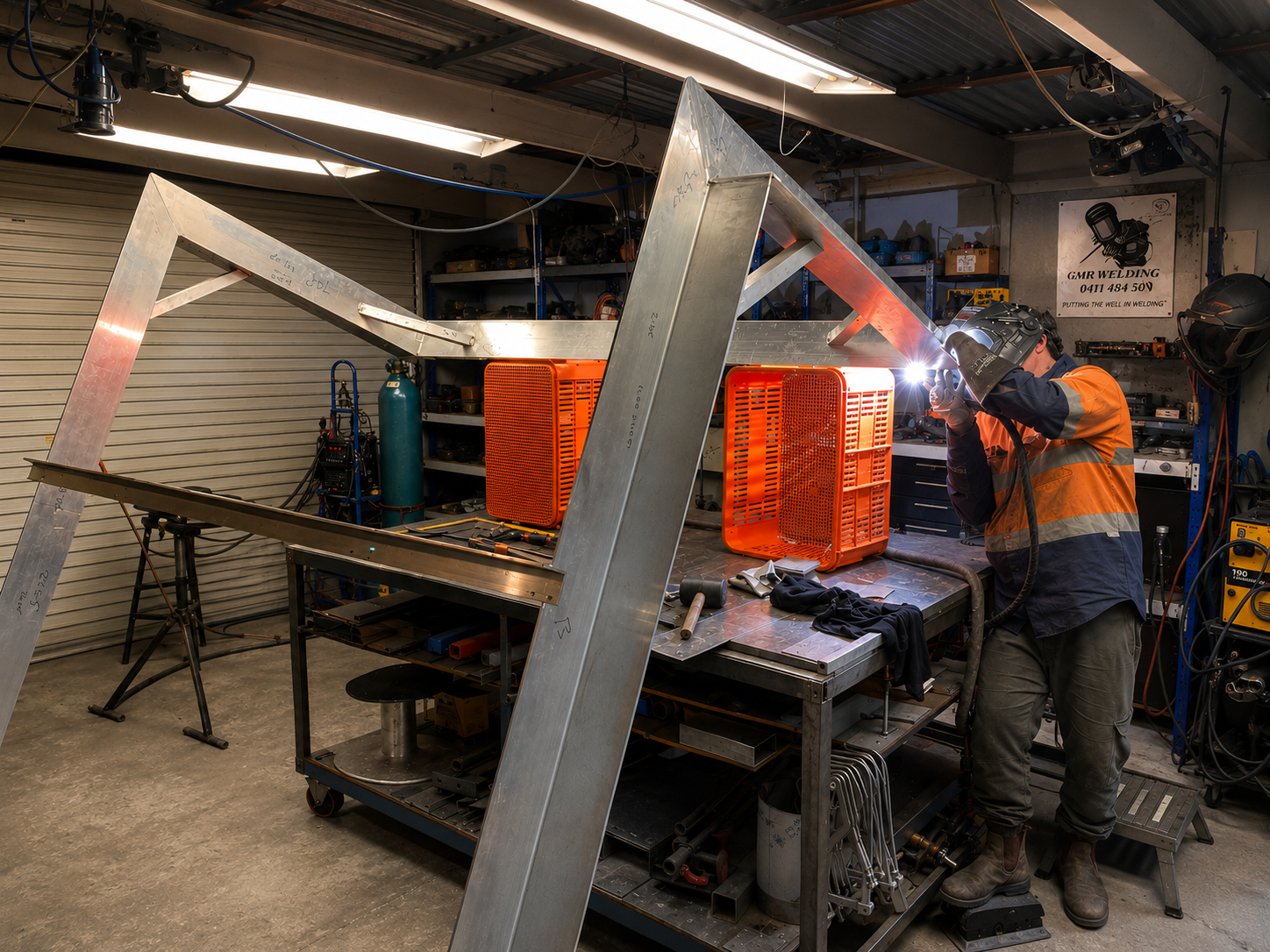 Aluminium Shroud TIG Welding GMR Welding